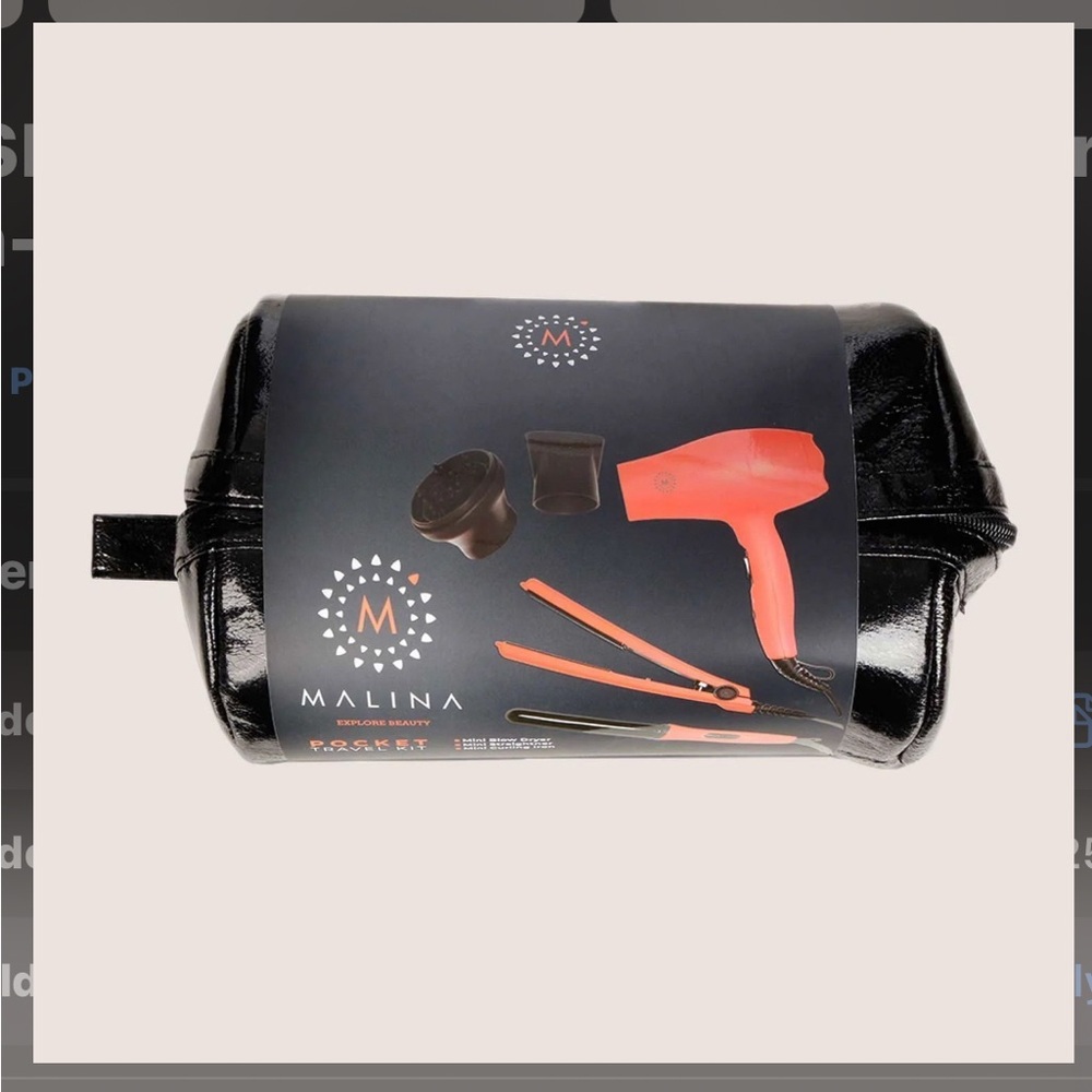 Alina 7 Pc Hair Kit $139 Flat iron-Hair dryer-Curling Iron NEW - Picture 5 of 5